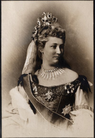 Portrait of Augusta Victoria of Schleswig Holstein (1846-1923), German Empress by French Photographer